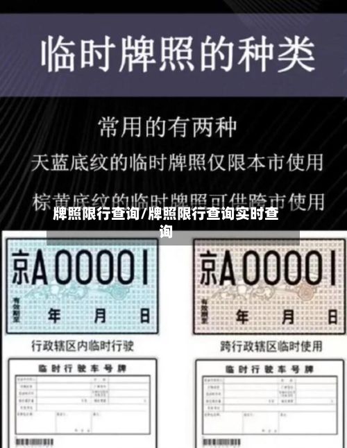 牌照限行查询/牌照限行查询实时查询-第3张图片