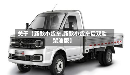 关于【新款小货车,新款小货车后双胎柴油版】-第2张图片