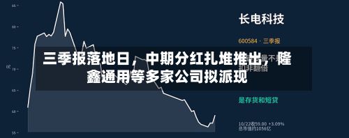 三季报落地日，中期分红扎堆推出	，隆鑫通用等多家公司拟派现-第3张图片