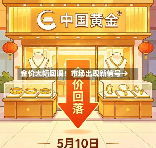 金价大幅回调！市场出现新信号→